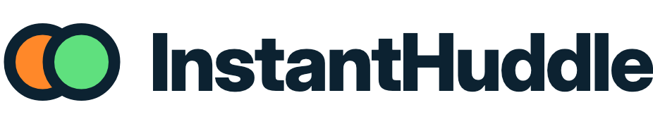 InstantHuddle logo for light backgrounds